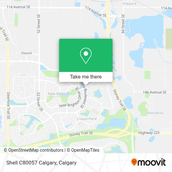 Shell C80057 Calgary map