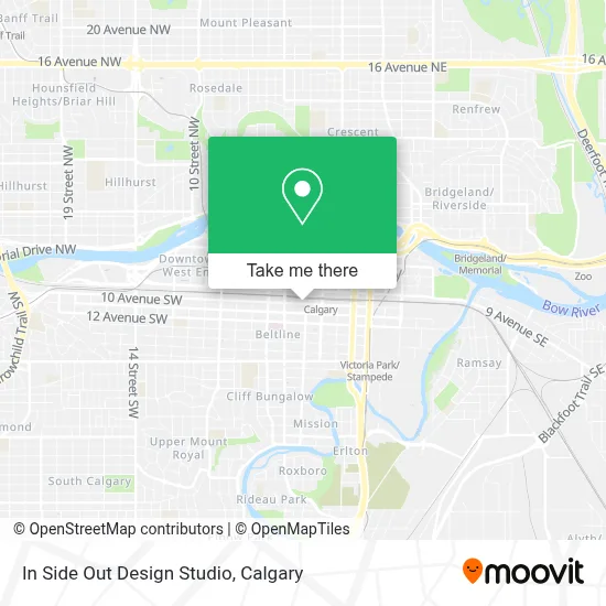 In Side Out Design Studio map
