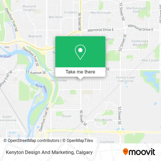 Kenyton Design And Marketing map