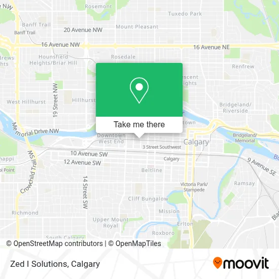 Zed I Solutions map