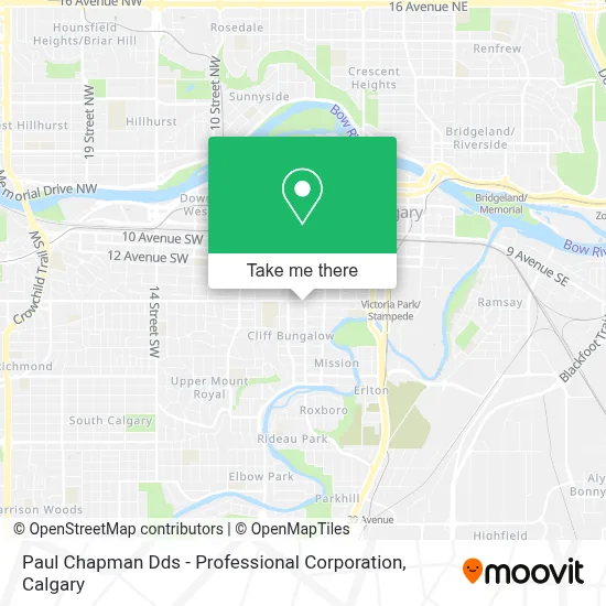 Paul Chapman Dds - Professional Corporation map