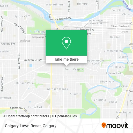 Calgary Lawn Reset map