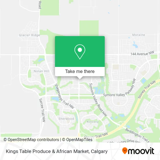 Kings Table Produce & African Market map