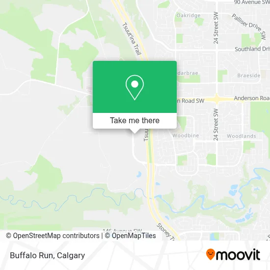 Buffalo Run map
