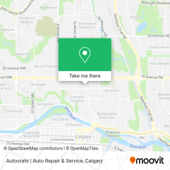 Autocrats | Auto Repair & Service map