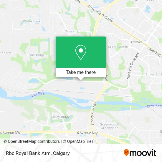 Rbc Royal Bank Atm map
