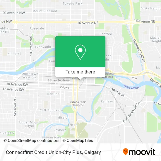Connectfirst Credit Union-City Plus map