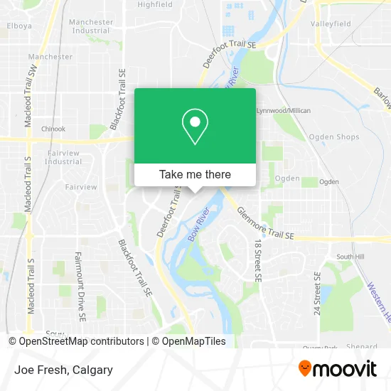 Joe Fresh map