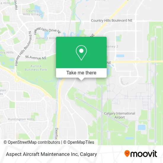 Aspect Aircraft Maintenance Inc map