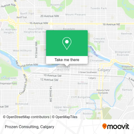 Prozen Consulting map