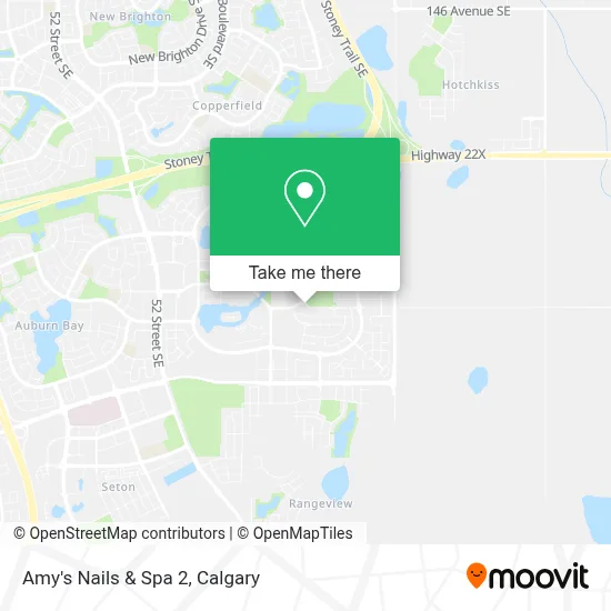 Amy's Nails & Spa 2 map