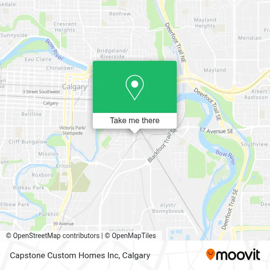 Capstone Custom Homes Inc map