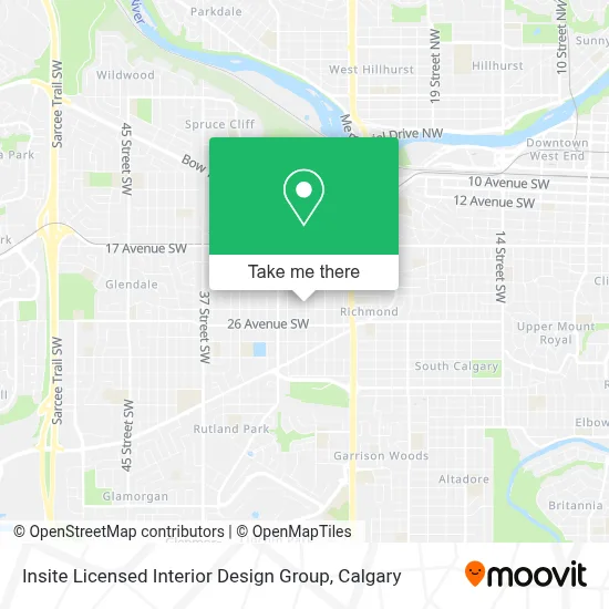 Insite Licensed Interior Design Group map