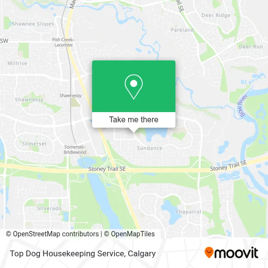 Top Dog Housekeeping Service map