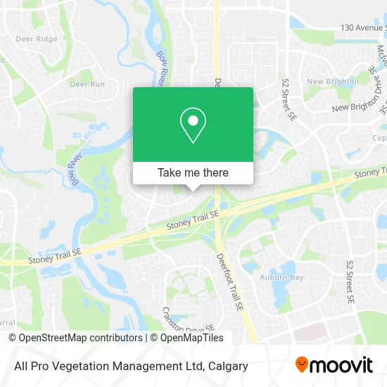All Pro Vegetation Management Ltd map