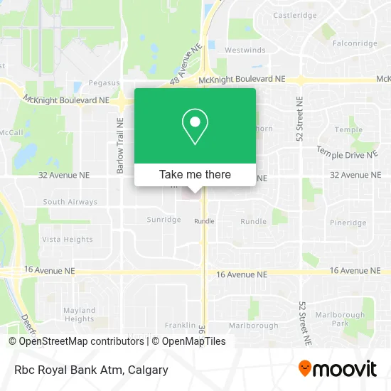 Rbc Royal Bank Atm map