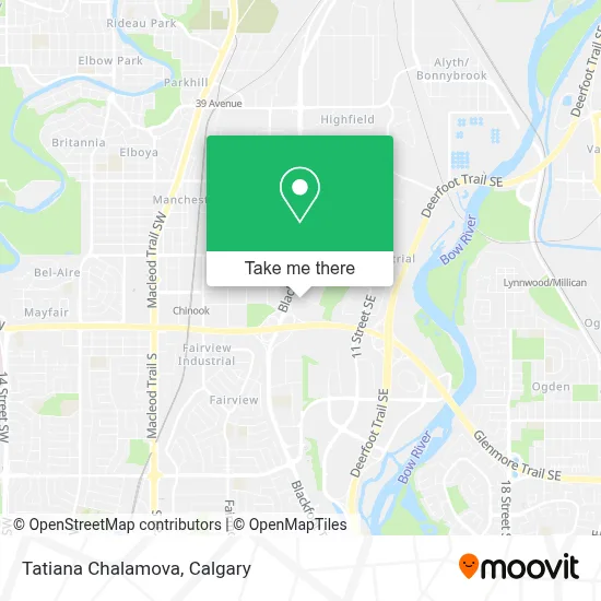 Tatiana Chalamova map