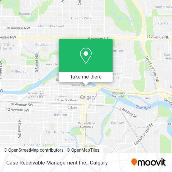 Case Receivable Management Inc. map
