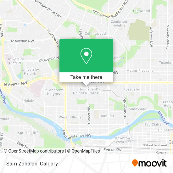 Sam Zahalan map