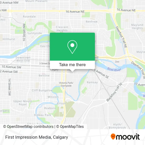 First Impression Media map