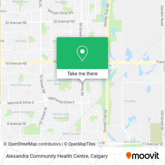Alexandra Community Health Centre map