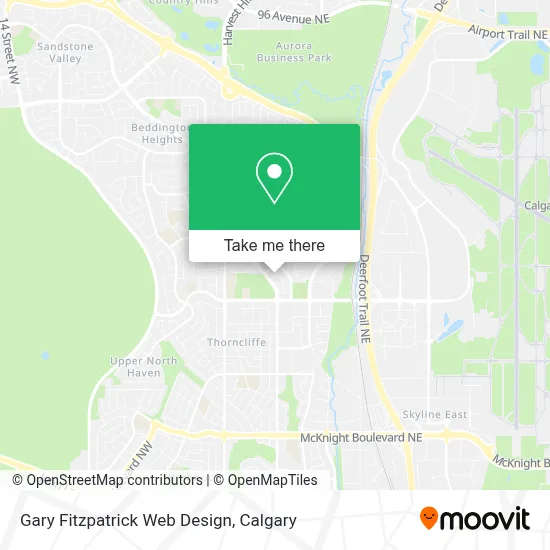 Gary Fitzpatrick Web Design map