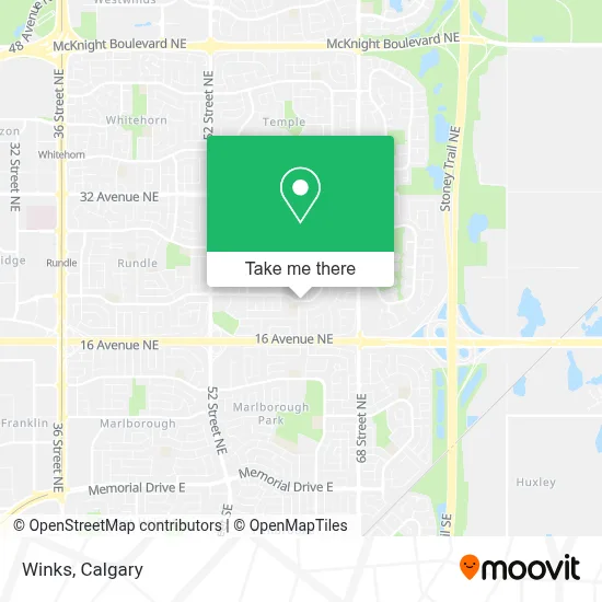 Winks map