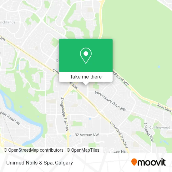 Unimed Nails & Spa map