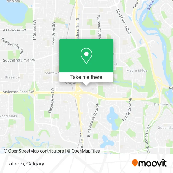 Talbots map