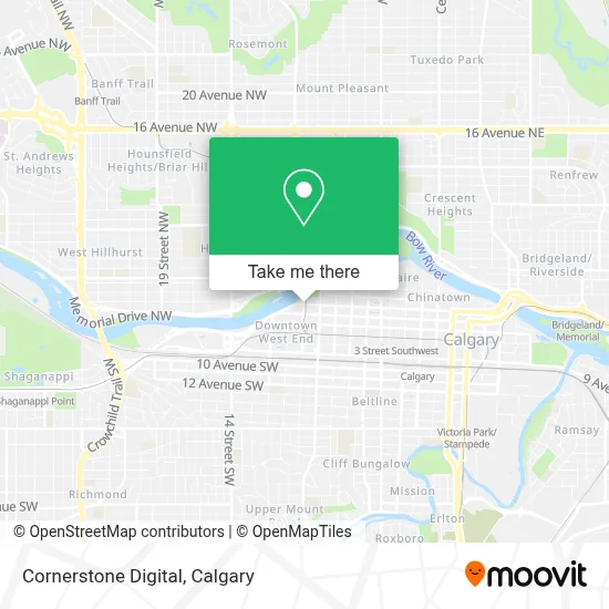 Cornerstone Digital map