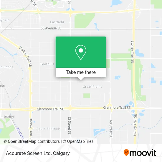 Accurate Screen Ltd map