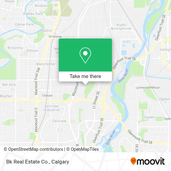 Bk Real Estate Co. map