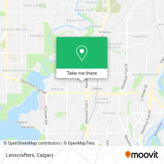 Lenscrafters map