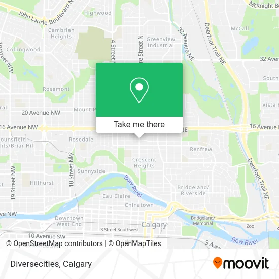 Diversecities map