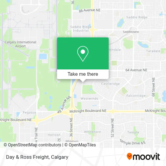 Day & Ross Freight map