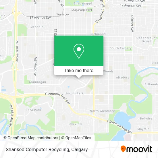 Shanked Computer Recycling map