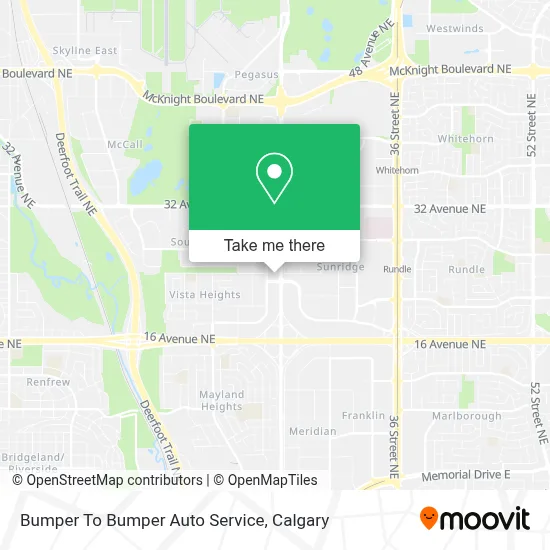 Bumper To Bumper Auto Service map