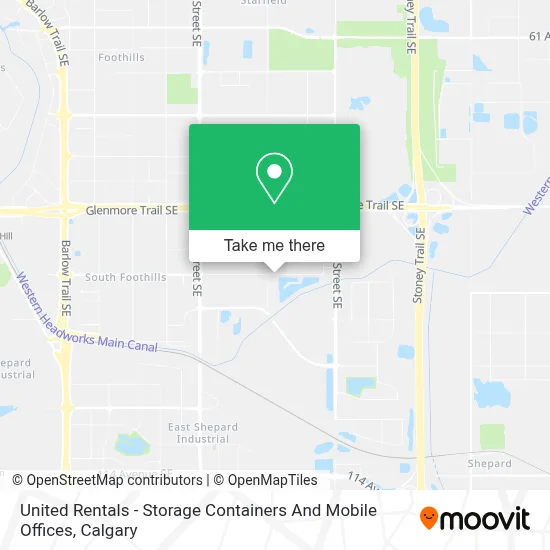 United Rentals - Storage Containers And Mobile Offices map