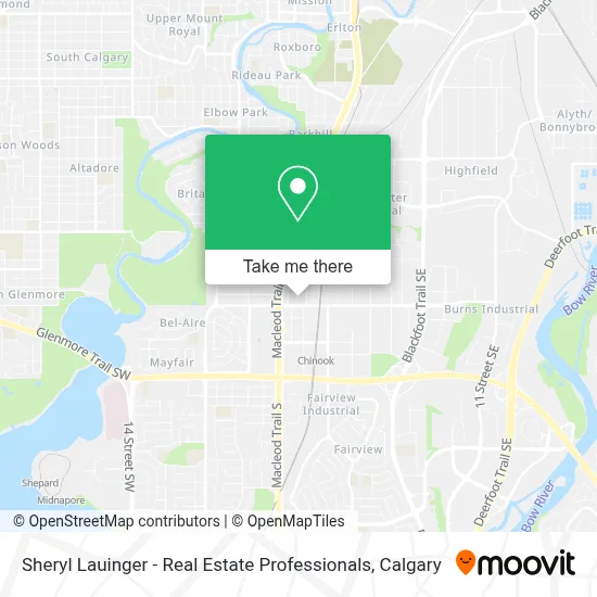 Sheryl Lauinger - Real Estate Professionals map