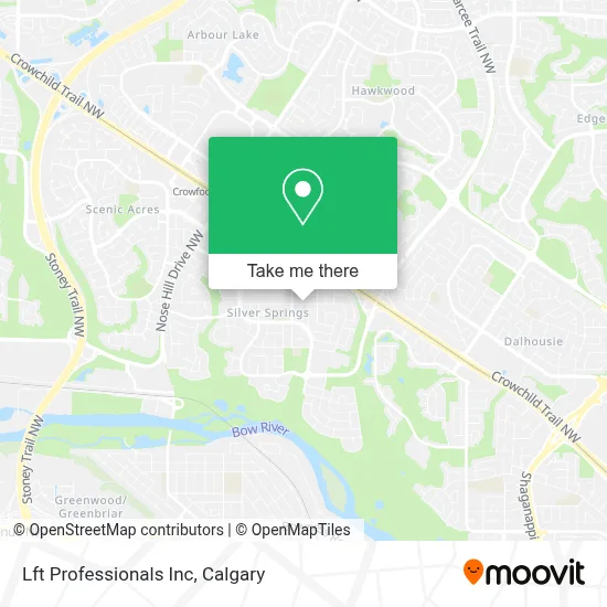 Lft Professionals Inc map