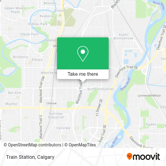 Train Station map