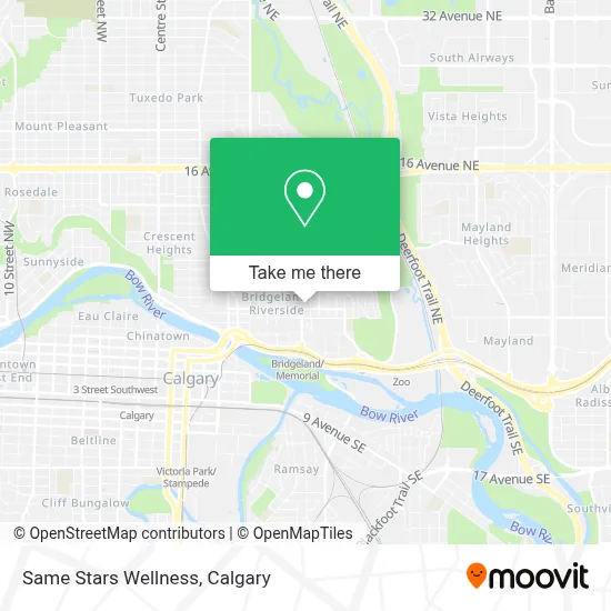 Same Stars Wellness map