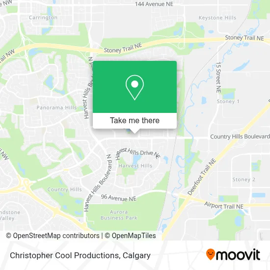 Christopher Cool Productions map