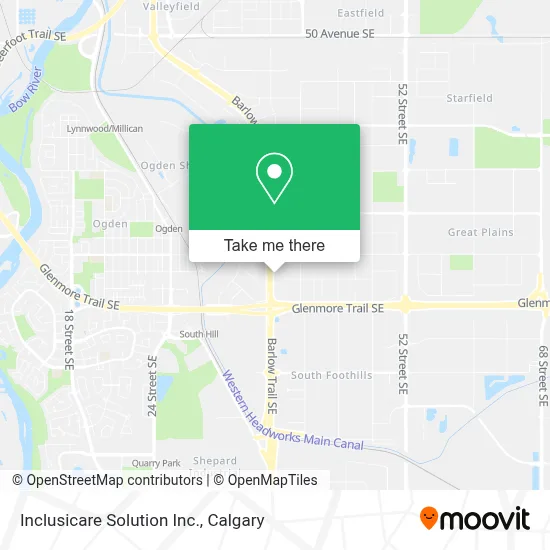 Inclusicare Solution Inc. map