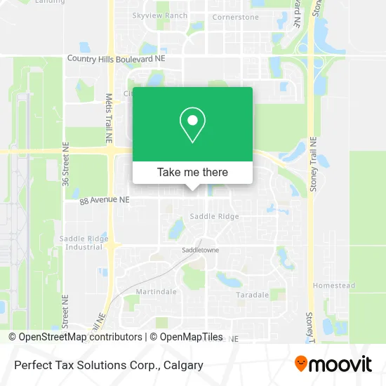 Perfect Tax Solutions Corp. map
