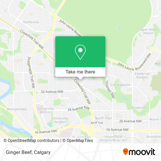 Ginger Beef map