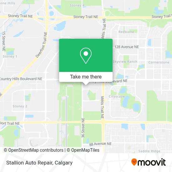 Stallion Auto Repair map