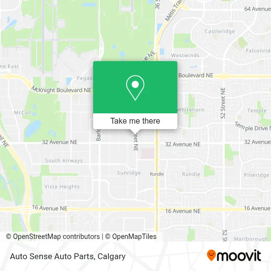 Auto Sense Auto Parts map