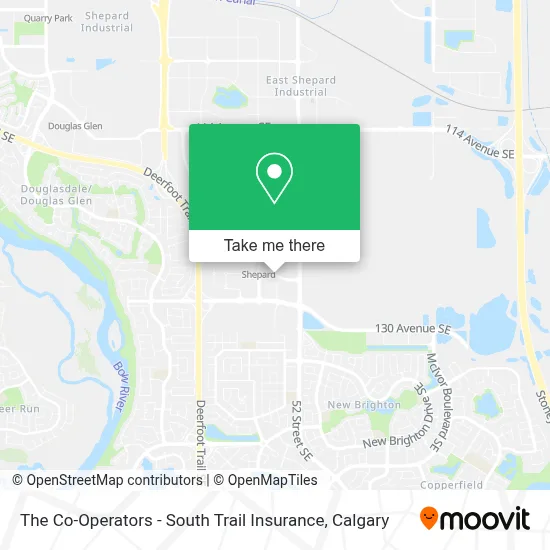 The Co-Operators - South Trail Insurance map