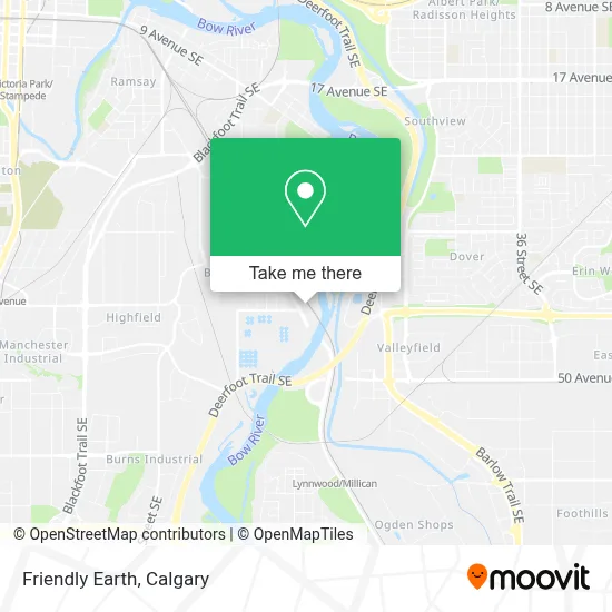 Friendly Earth map
